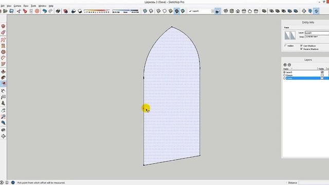 SketchUp Церковь 4 Окна Часть 1 смотреть онлайн