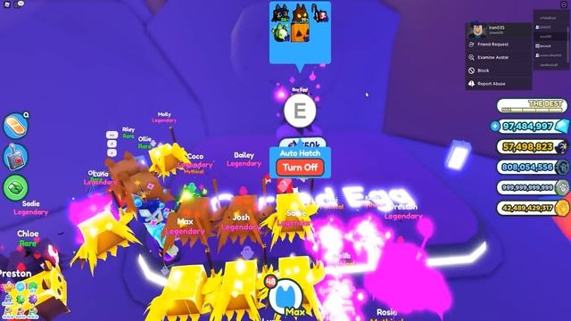 ОБНОВЛЕНИЕ В СИМУЛЯТОРЕ ПИТОМЦА ВСЕ СЕКРЕТЫ В РОБЛОКС Pet Simulator X смотреть онлайн