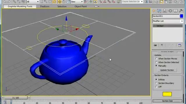 3d max для начинающих. Сечение (Section). (Рафаэль Кусаматов)