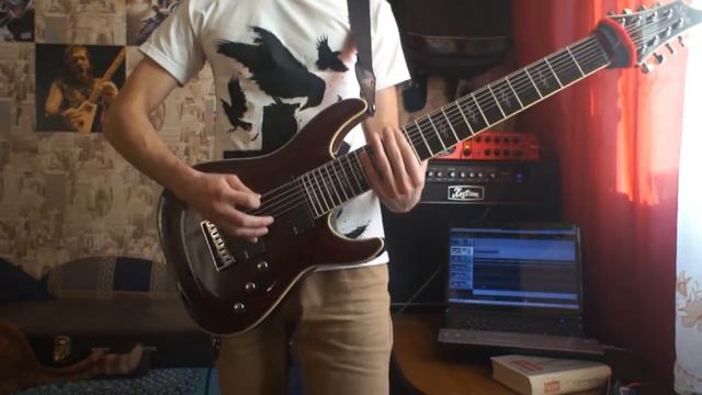 Meshuggah - Shed.Guitar cover смотреть онлайн