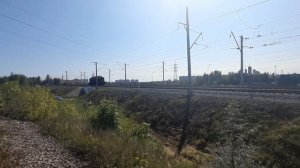 1520 EXPO 2021 PRO-движение Динамическая экспозиция с насыпи. Парад поездов в Щербинке. ВНИИЖТ.