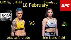 Джессика Андраде против Эрин Блэнчфилд БОЙ В UFC 4/ UFC FIGHT NIGHT