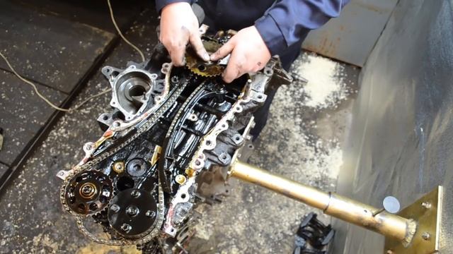 Разбор двигателя 2AZ-FE смотреть онлайн