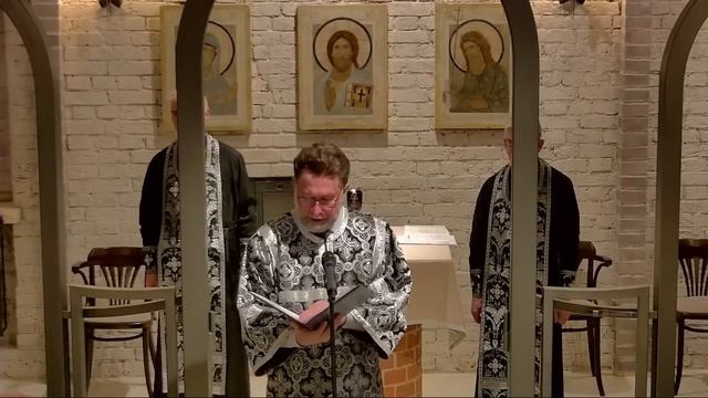 Вечерня и изобразительные на русском языке. Великий четверг. 13 апреля 2023