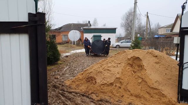 Монтаж септика Евролос Грунт 4+. Аэрация септика.