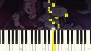 Friday Night Funkin - Zavodila - VERY EASY Piano tutorial