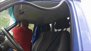 Первый тюнинг газели.Черный потолок!!!!