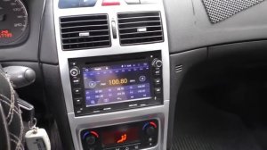 Магнитола LeTrun на Peugeot 307 2006 года