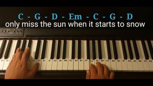 Let her go piano /Passenger piano tutorial