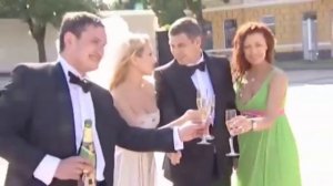 Уникальные кадры со свадьбы Тины Кароль и Евгения Огира. Видео от 15.06.2008г