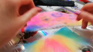 Краски Тестирование красок для аэрографа Exmix на кусках искусственного меха