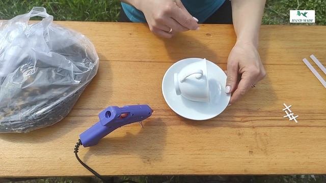 Кормушка для птиц своими руками за 2 минуты Кормушка из чашки и блюдца