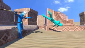 Super Strength NPC Fights the Smart AI! (with Active Ragdoll Physics)