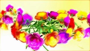 Цветочный венок футаж