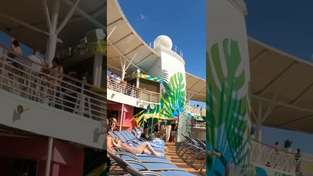 Boarding Oasis of the seas with NYC skyline views 🗽☀️