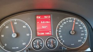 Vw touran - Минусы/ Расход топлива/ Обороты двигателя