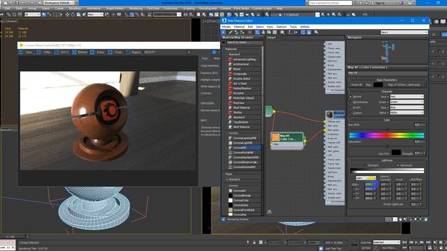 Wood Material - Corona Renderer tutorial. | Learning videos | Education & training смотреть онлайн