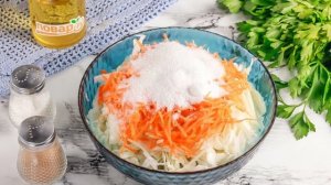 Засолка капусты сухим способом