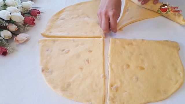 Сдобные рогалики! Рогалики с Изюмом и Джемом! Мягкие и Воздушные