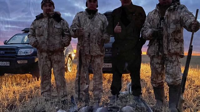 Сезон охоты на гуся 2021 в Казахстане, Астана, Акмолинская область. смотреть онлайн