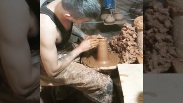 Гончарная посуда красная глина