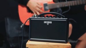 BOSS KATANA MINI AMP | REVIEW ,TEST SOUND .BEST BUDGET AMP.  ??  ( Bahasa )