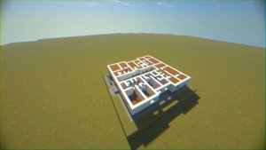 Строительство кирпичной хрущевки серии 1-447c-26 в Minecraft