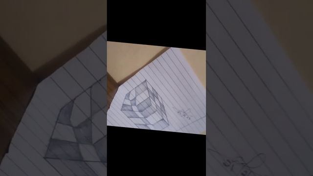 3D drawing of rubic cube??