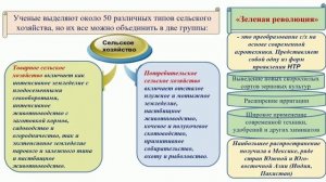 IV четверть, 7 класс, География, Отрасли мирового хозяйства сельское хозяйство и промышленность