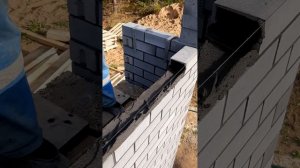 кладка кирпича чёрный раствор