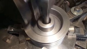 Шпоночный паз в шкиве. Долбежные работы. Изготовление шпоночного паза в шкиве. #production #busines