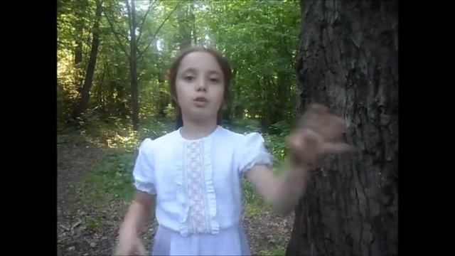 Сорокина Евгения, 8 лет. "У Лукоморья дуб зеленый"