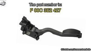 Throttle Pedal Position Sensor Removal - Peugeot 307