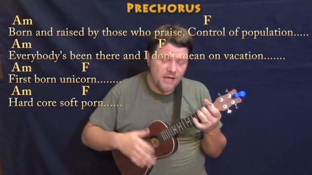 Californication (RHCP) Ukulele Cover Lesson in Am with Chords/Lyrics смотреть онлайн