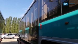 В Липецк с ремонтом путей приехали и новые трамваи