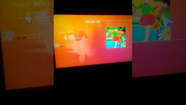 Bug on just dance 2018 wii