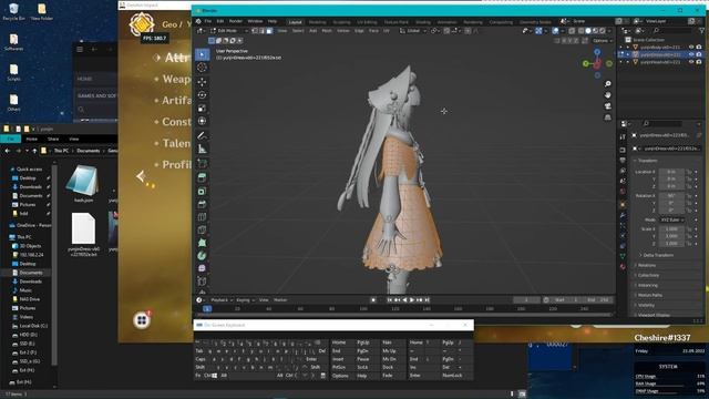 3DMigoto/Genshin Impact - Dumping model hash/data (+Basic Mod Test)
