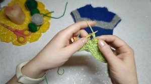 жилетка для клуба 28 петель/для начинающих (1 часть)