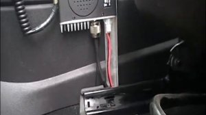 Вариант установки Си Би рации MegaJet MJ-50 на Ford Kuga 2