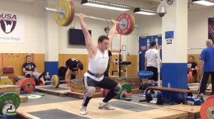 Ian Wilson (Junior, 105 kg) - 100kg (220 lb) Squat Jerk