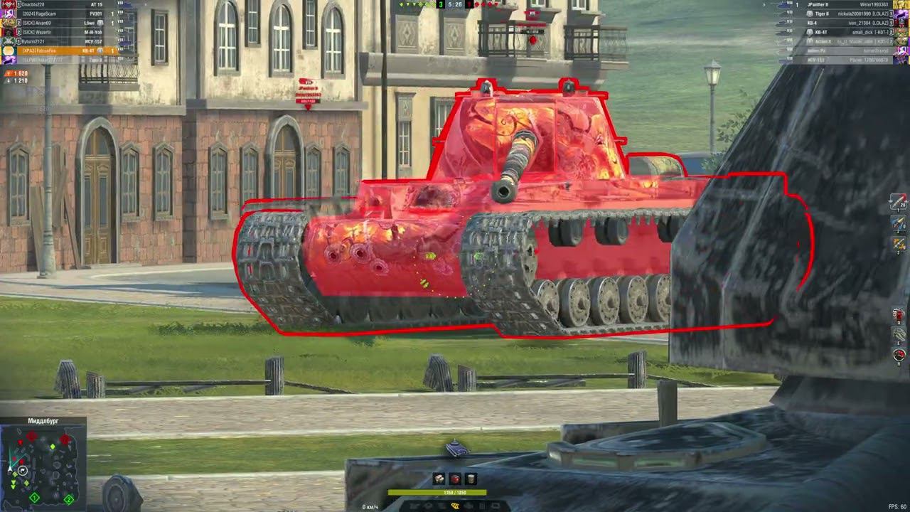 Мастер на КВ-4 Турчанинова против такого же КВ-4Т (Tanks Blitz)
