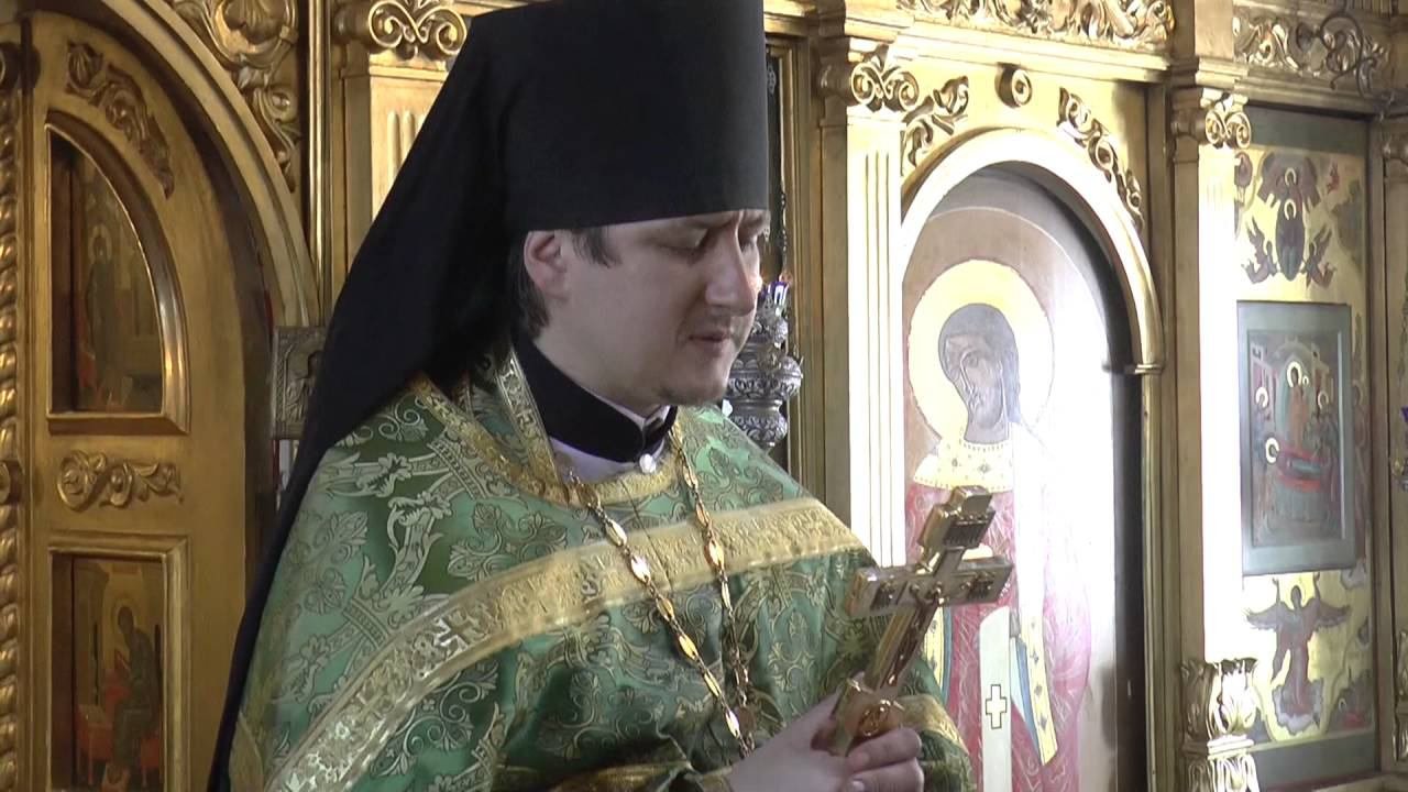 Проповедь иеромонаха Александр в Неделю Ваий