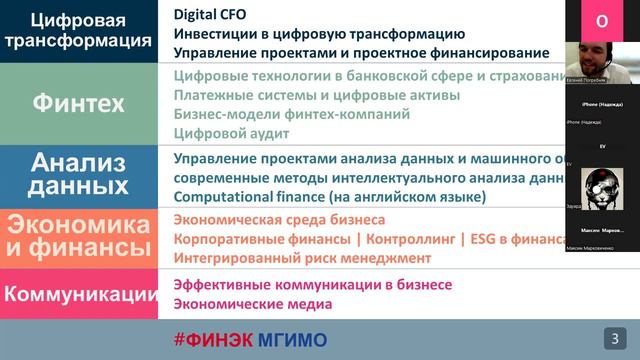 День открытых дверей программы магистратуры ФФЭ 