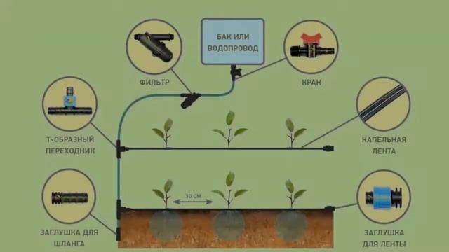 Капельный Полив Для Теплицы Цена смотреть онлайн
