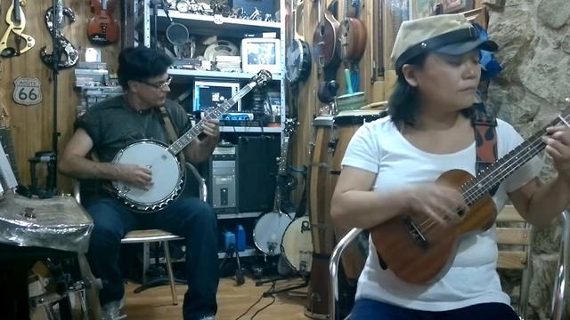 Skip to my lou - banjo 5 string e ukulele concert - banjo bluegrass - JP e Soninha KOi смотреть онлайн