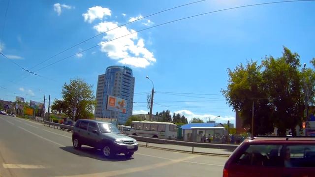 Велопрогулка лето 2017 г. Самара 1080p60 \ камера GitUp GIT2 смотреть онлайн