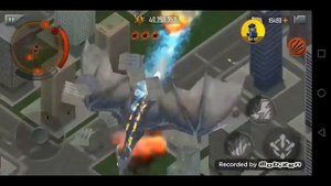 Обзор игры City Smasher Кинг конг Ледяной Дракон и Годзилла