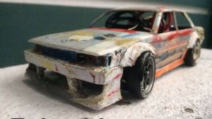 CONVERT BODYSHELL FROM COROLLA DX TO NISSAN LAUREL C33 IN 6 MINUTES | UBAH BODI MINI RC SKALA 1:28