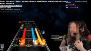 Master of Puppets but every time he says MASTER it gets FASTER