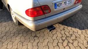 Mercedes-Benz W210 E430 M113 Remus Exhaust Middle Mufflers Delete Cold Start